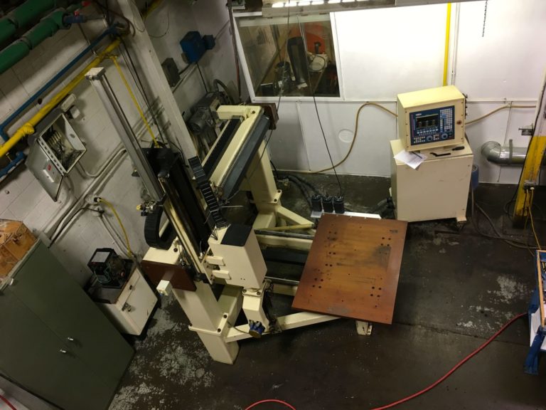 Motionmaster 5 Axis CNC Router E449 - Top View