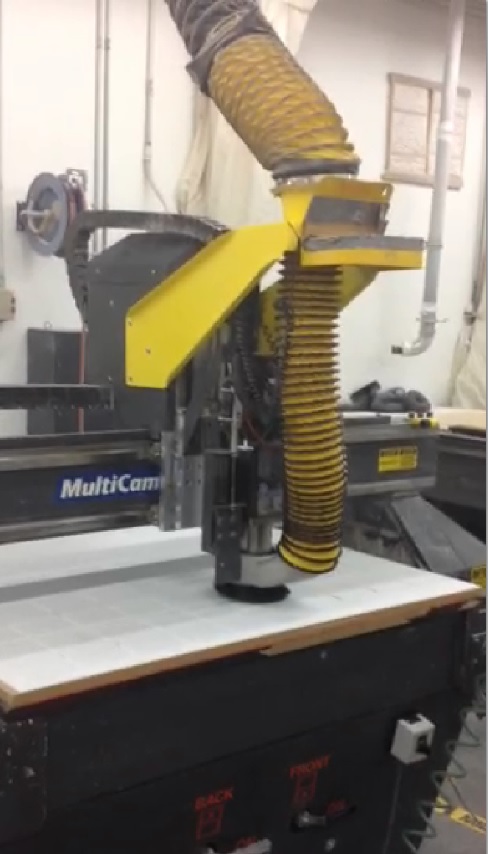 Used MultiCam 3 Axis CNC Router C394