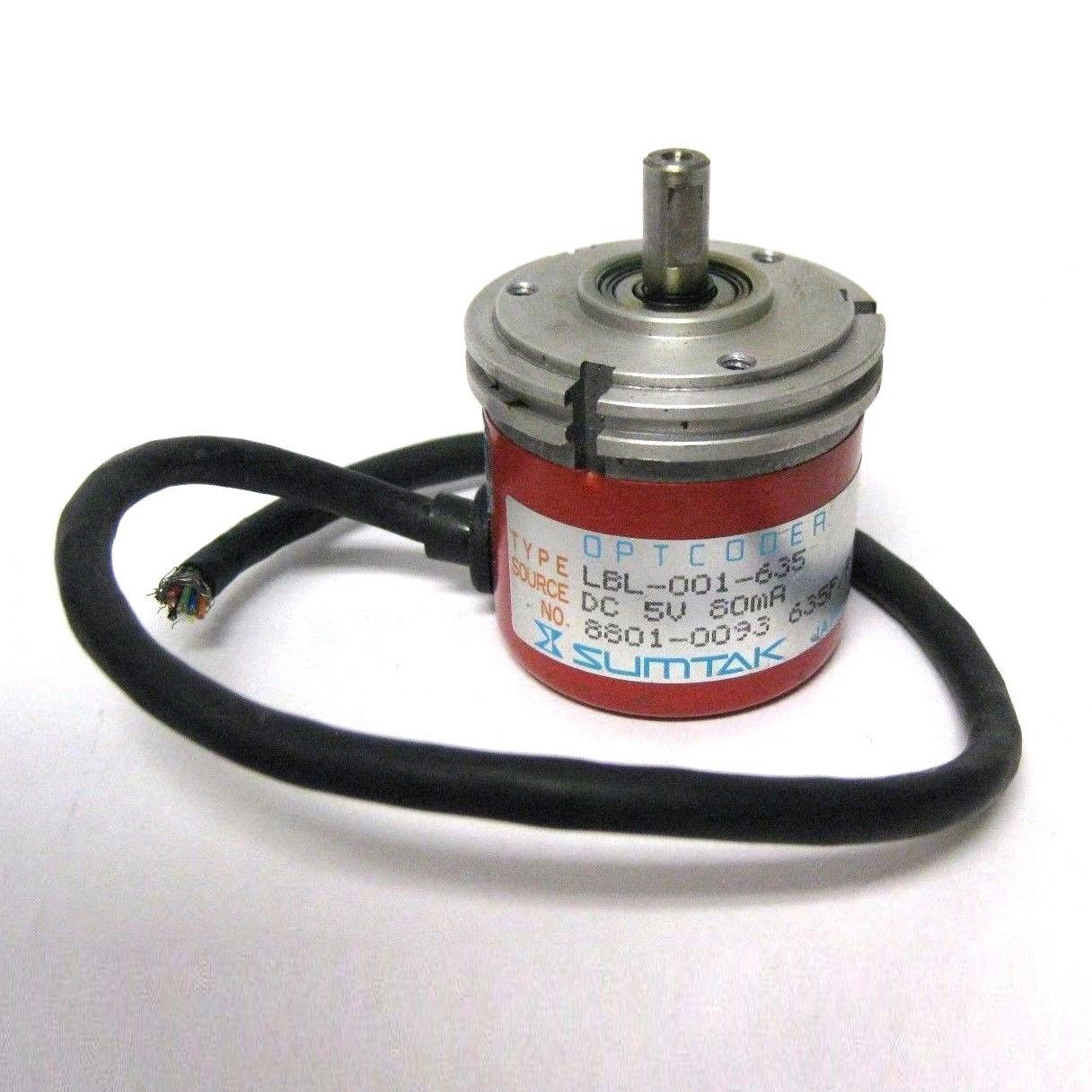 Sumtak LBL-001-635 Optocoder Encoder, Used