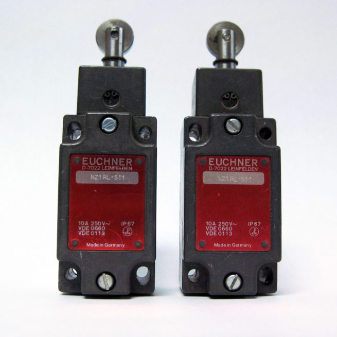 Euchner NZ1RL-511 Roller Plunger Limit Switches