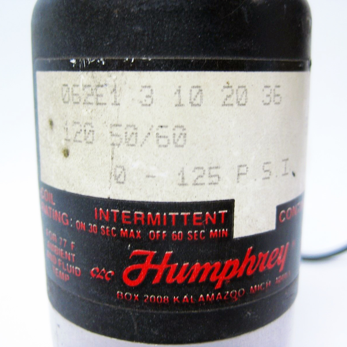 062E1-3-10-20-36 Humphrey Solenoid Valve