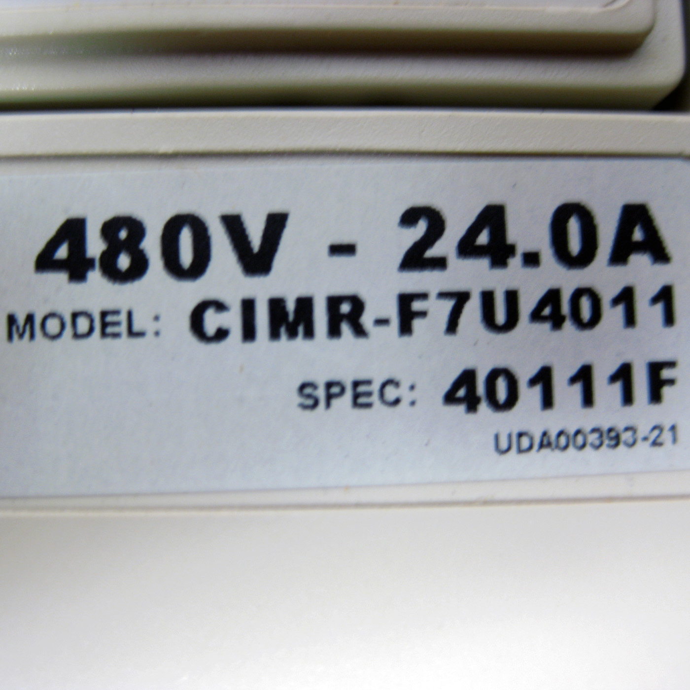Yaskawa CIMR-F7U4011 AC Motor Drive Model Number