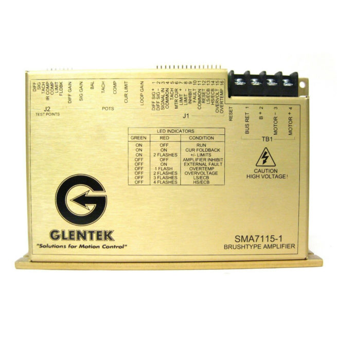 Glentek SMA7115-05E-1 DC Brush Servo Amplifier
