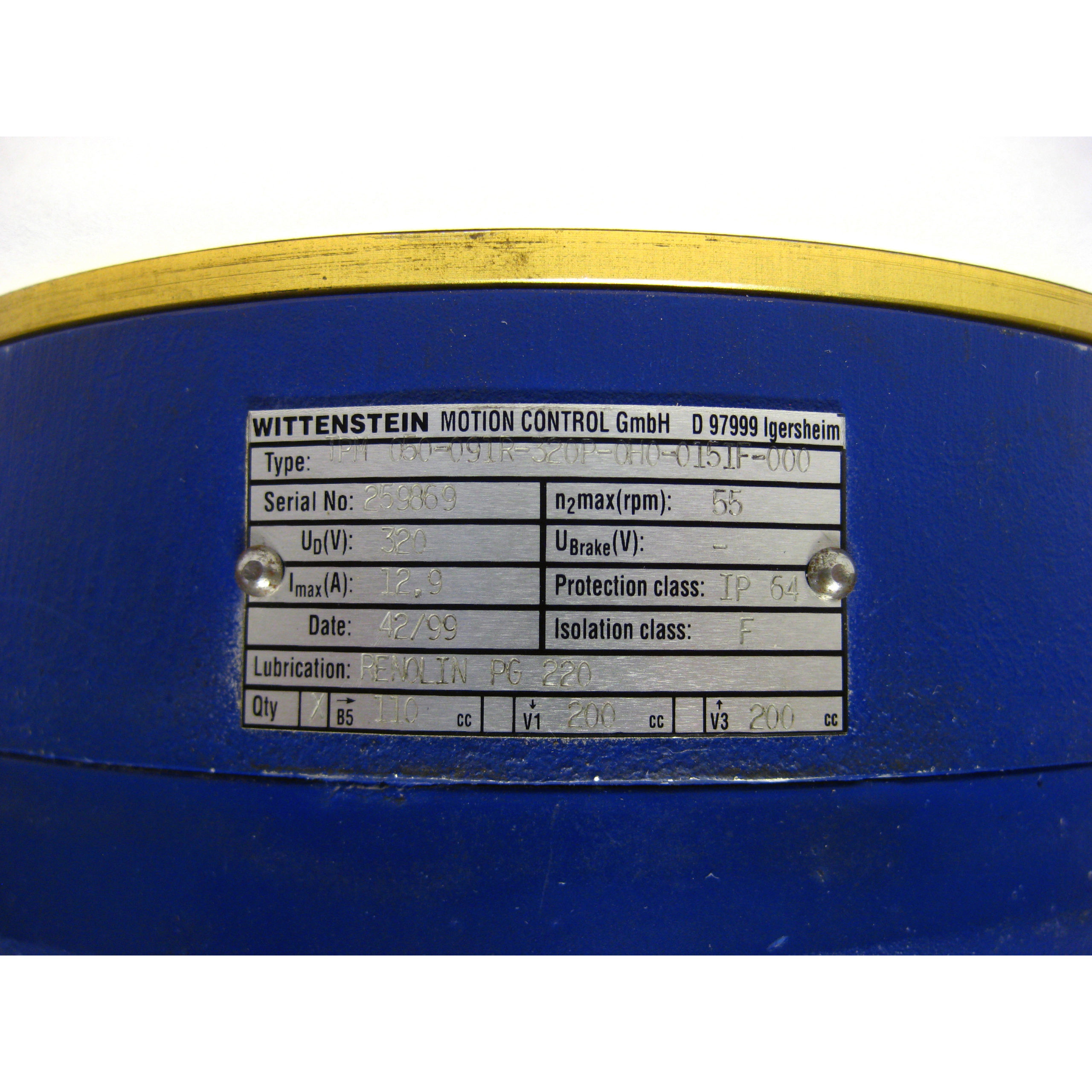 Wittenstein TPM 050 Alpha Dynamic Actuator 5