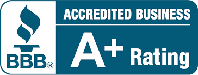 Better Business Bureau Accredited Business A+ Rating
