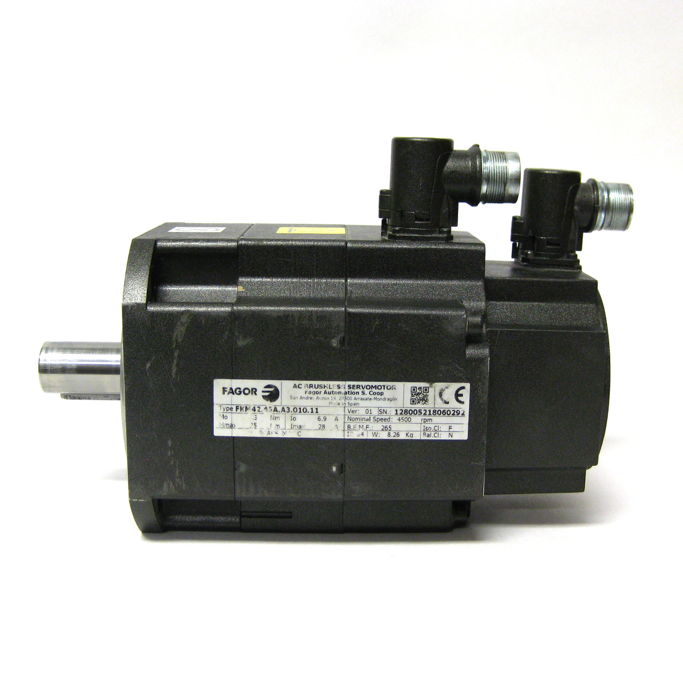 FAGOR AC BRUSHLESS SERVOMOTOR FKM42.30A.A3.100 BRAND NEW IN BOX 