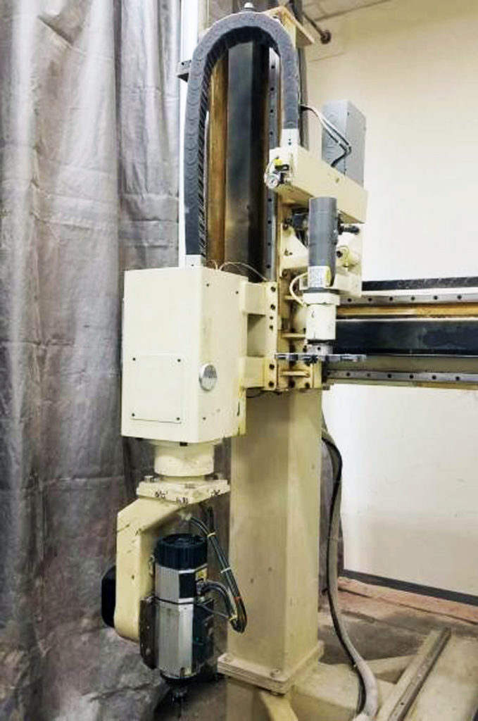 Motionmaster 5 Axis CNC Router E618 Carriage Close-up