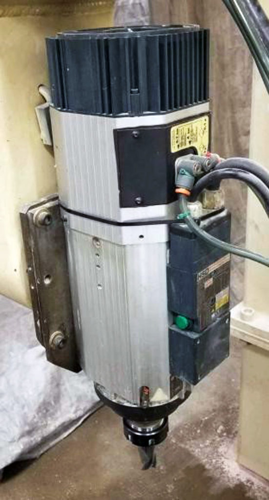 Motionmaster 5 Axis CNC Router E618 Spindle - Closeup