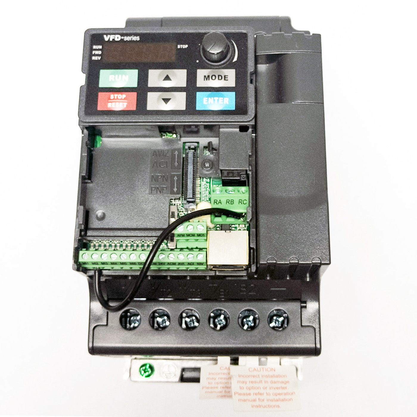 Delta VFD022E23A AC Drive - Open