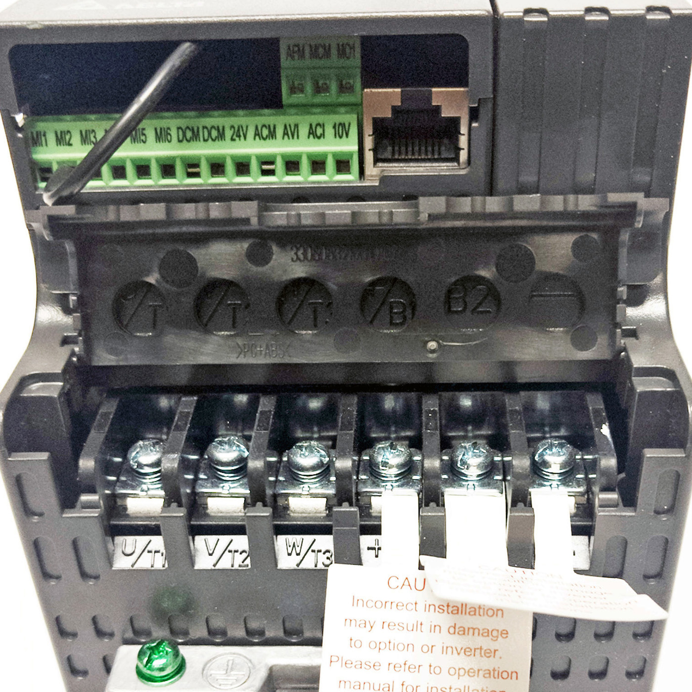 Delta VFD022E23A AC Drive - Terminals 2