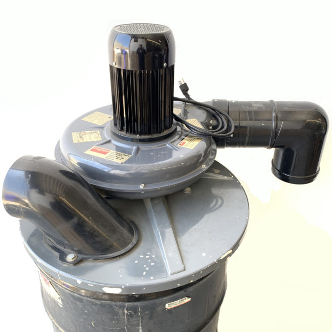 Dayton Dust Collector 3AA17B - Left close