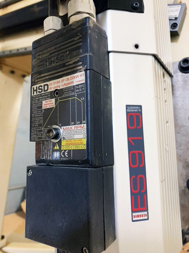 Motionmaster 5 Axis CNC Router E649 Spindle 2