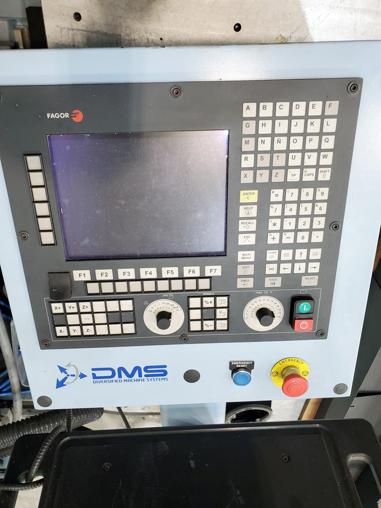 DMS 5 Axis CNC Router E650 Control Panel