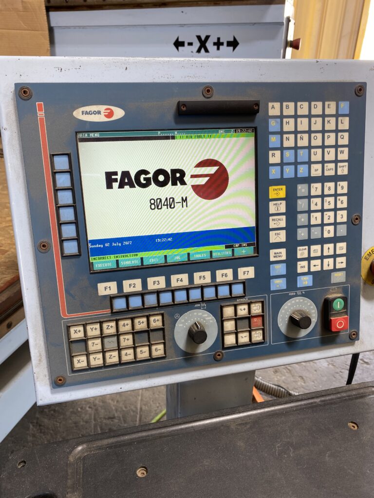DMS 3 Axis CNC Router C717 Fagor 8040-M CNC System