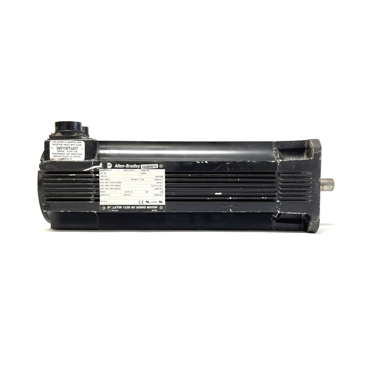 1326AB B430G 21 Allen Bradley Servo Motor 2
