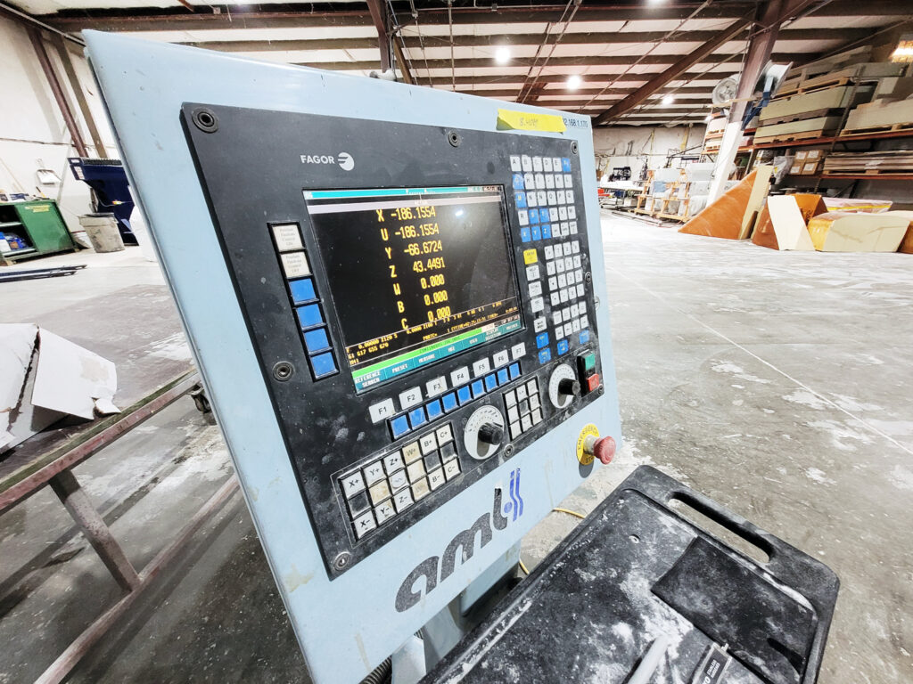 DMS 5 Axis CNC Router E740 Control Monitor