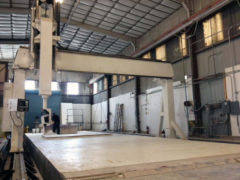 Moving gantry bridge