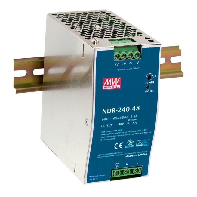 NDR240-24 Power Supply Mean Well