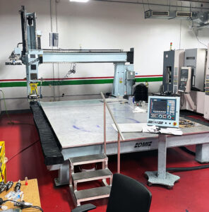 DMS 5 Axis CNC Router Front View #1