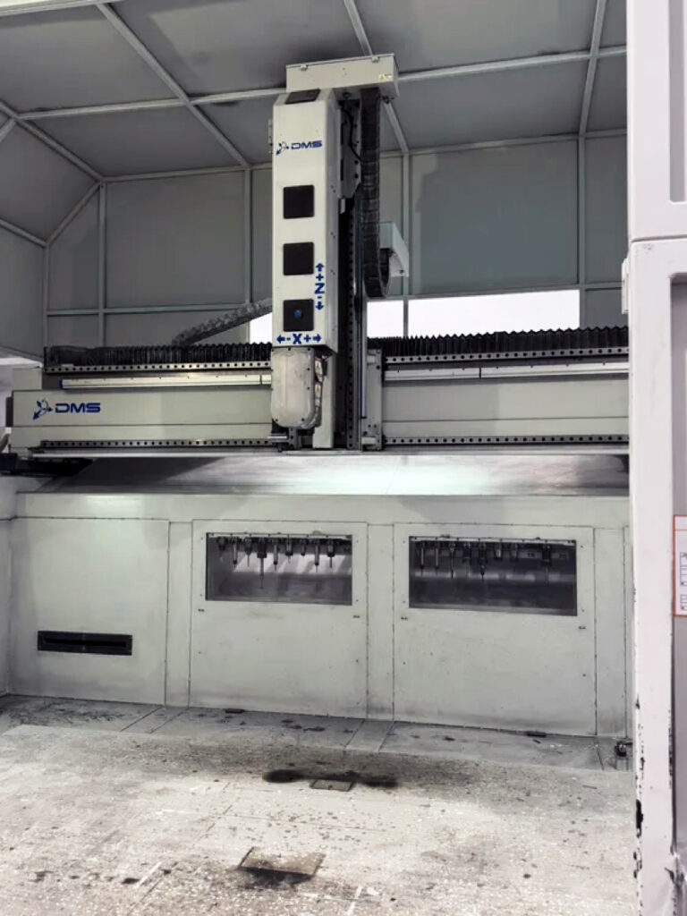 DMS 5 Axis Enclosed CNC Router 12x6 Moving Gantry 6