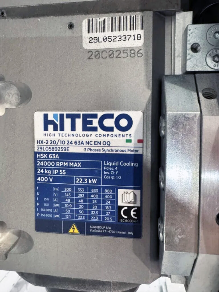 DMS 5 Axis Enclosed CNC Router Hiteco Spindle Motor