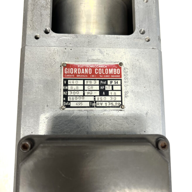 824-135-V103 Colombo Spindle Motor RV 135/22 (Used) - Image 7