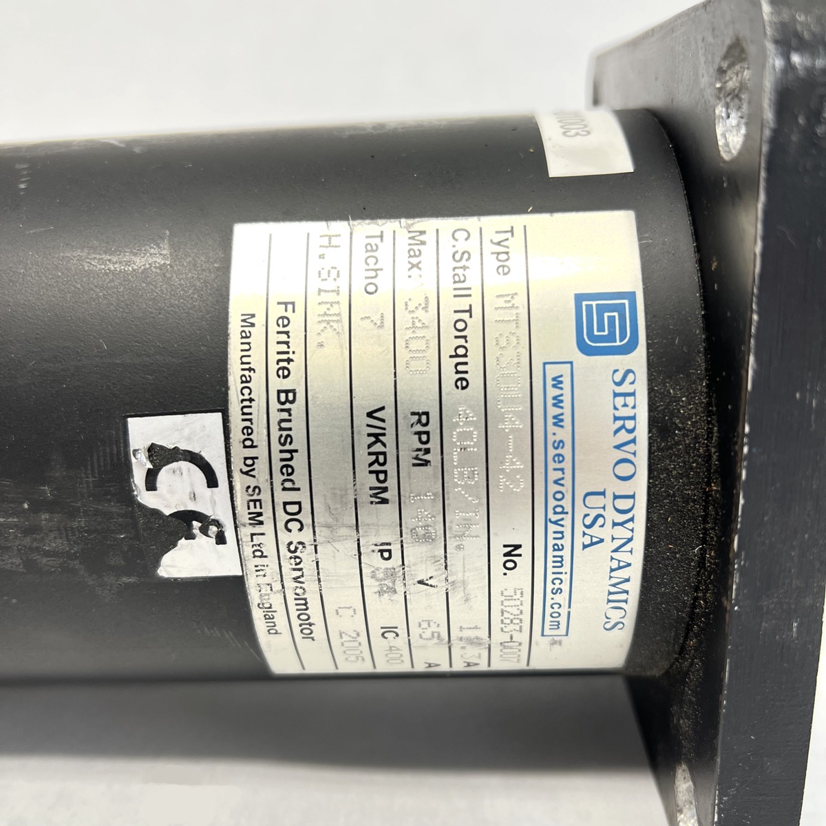 MTS30U4-42 Servo Dynamics DC Servo Motor - M57 Flange (Used) - Image 3