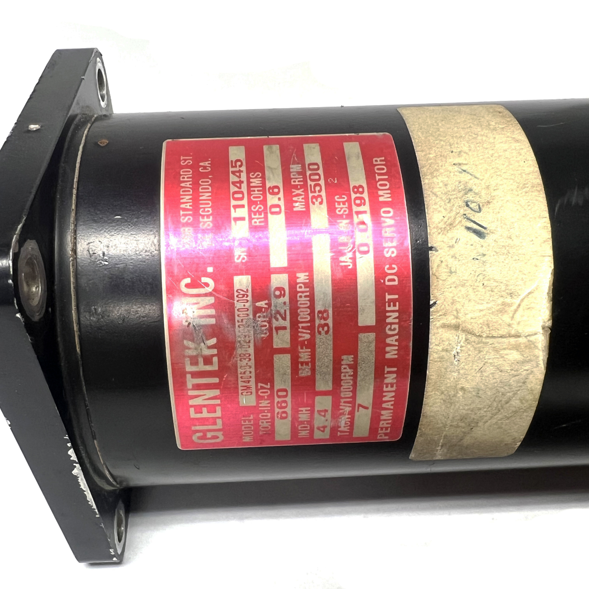 GM4050-38-02902500-092 Glentek DC Servo Motor (Used) - Image 2