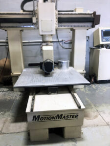 Motionmaster 5-Axis CNC Router | 4×4 Moving Table | 36” Z-Stroke