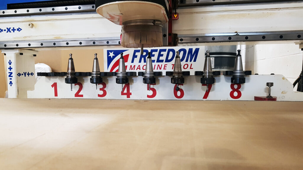 8-tool ATC rack
