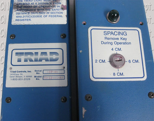Triad Controls TR 12 8K AU OSHA Safety Light Curtain 321295414581 3