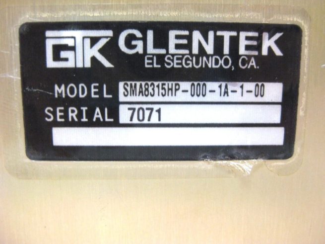 Glentek SMA8315HP 000 1A 1 00 Servo Amplifier 321809216332 6