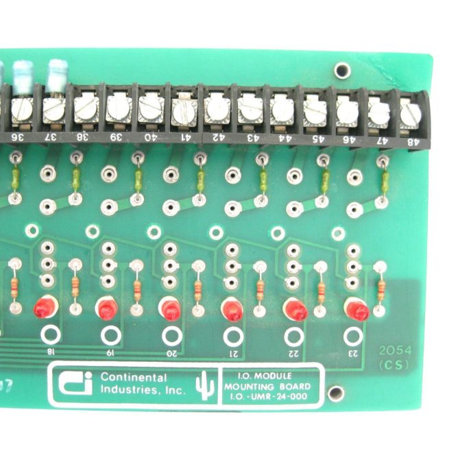 Continental Industries IO UMR-24-000 IO Module Mounting Board 4