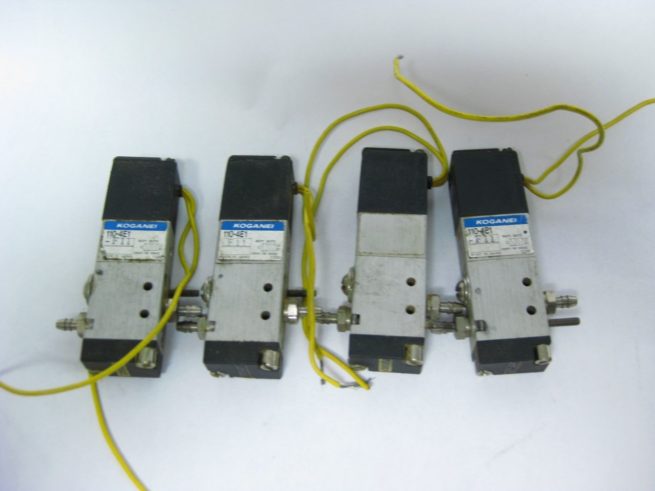 Lot of Koganei Pneumatic Solenoids 110 4E1 322564086215