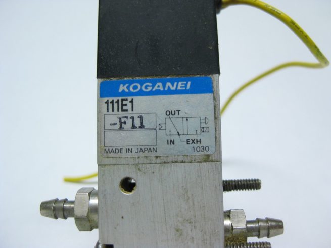 Lot of Koganei Pneumatic Solenoids 111E1 222555607976 4