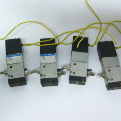 Lot of Koganei Pneumatic Solenoids 111E1 222555607976