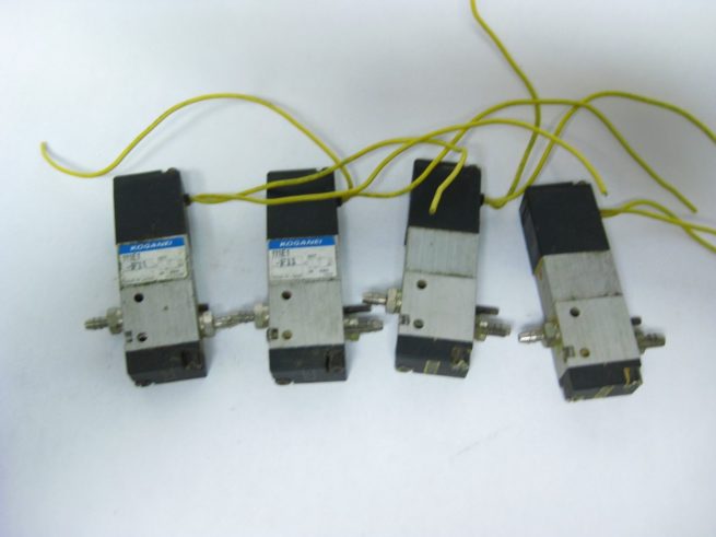 Lot of Koganei Pneumatic Solenoids 111E1 222555607976