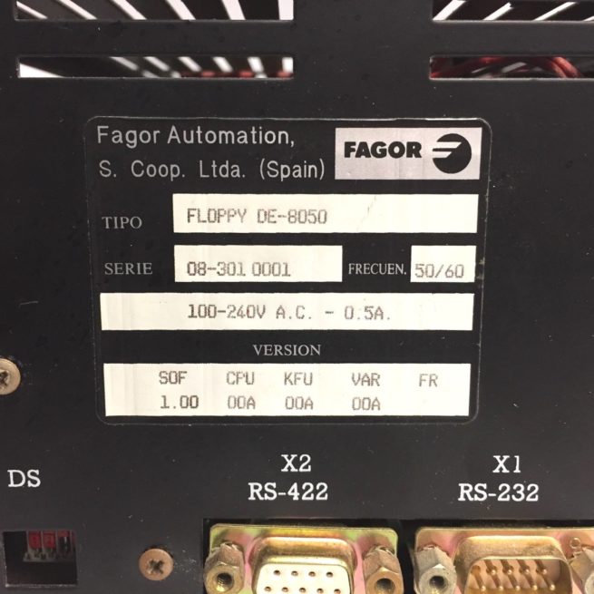 Fagor FLOPPY DE-8050 Floppy Disc Unit 4