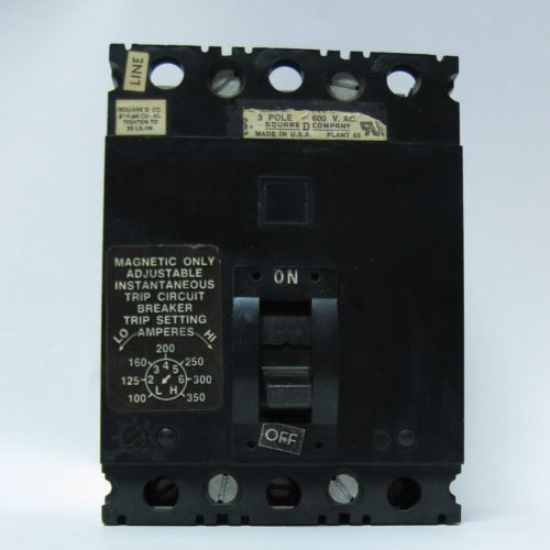 Square D Circuit Breaker 350 Amp 600 Volts Thermal Magnetic 222532776768