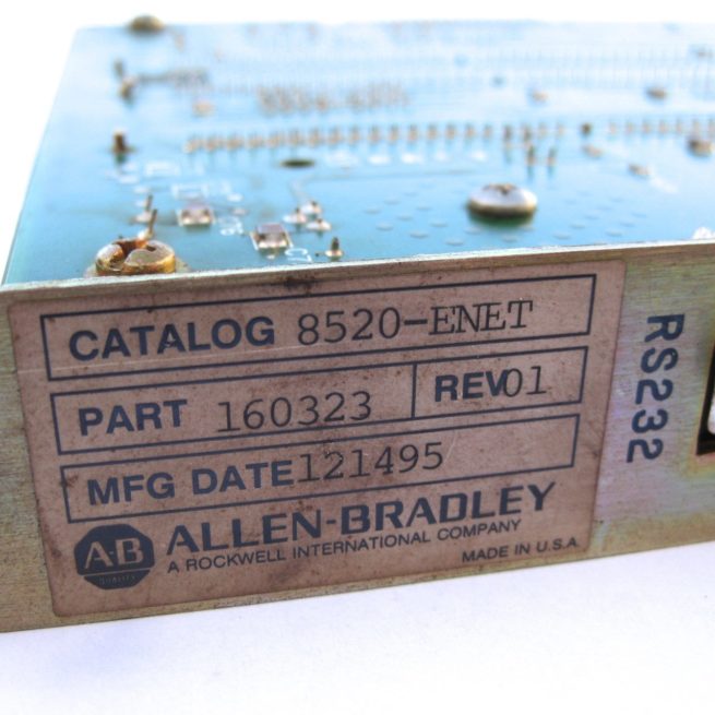 Allen-Bradley 8520-ENET Communication Module 3