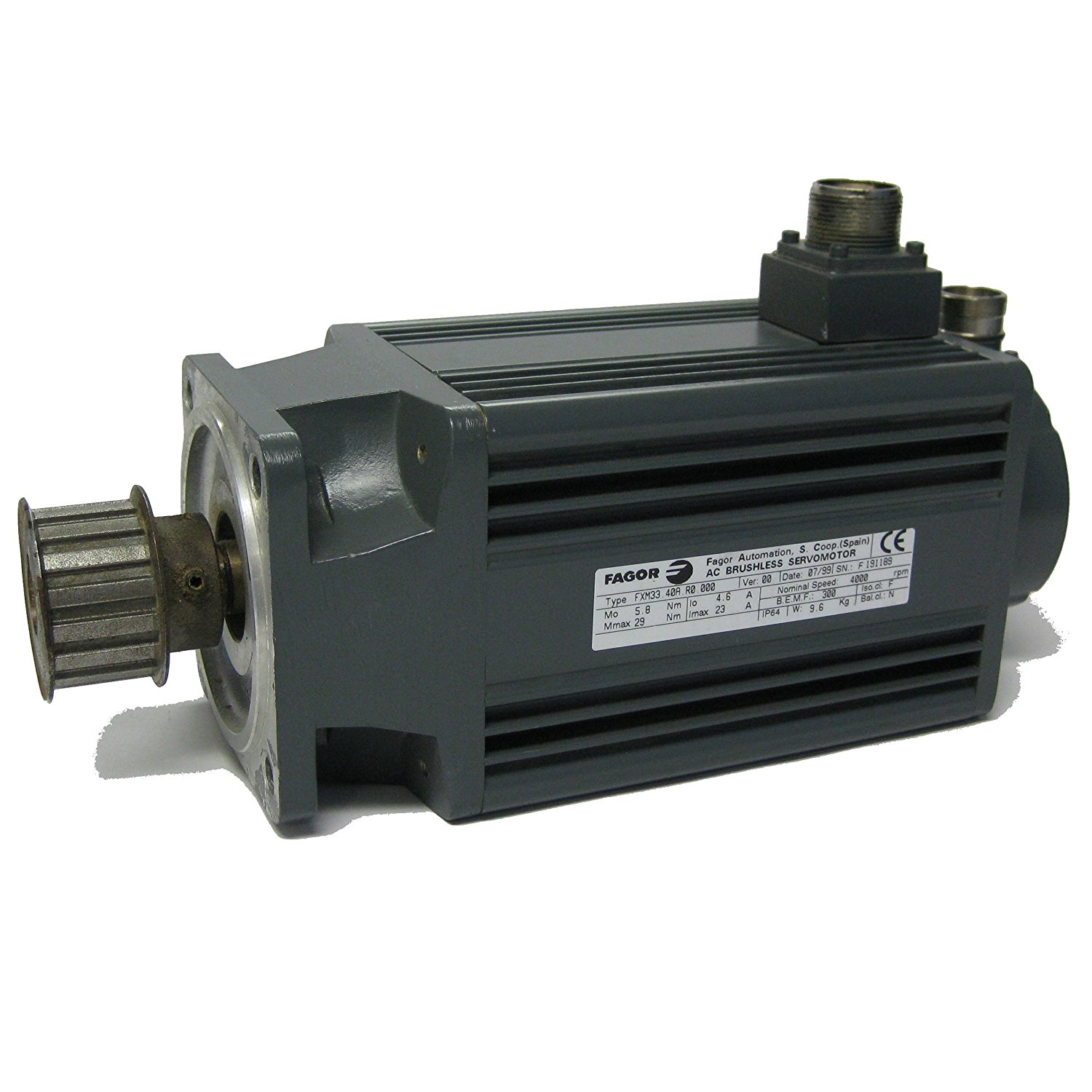 FXM33.40A.R0.000 AC Servo Motor Used — CNC Parts Dept., Inc.